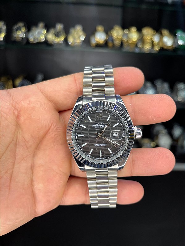 RLX - Date just prata/preto