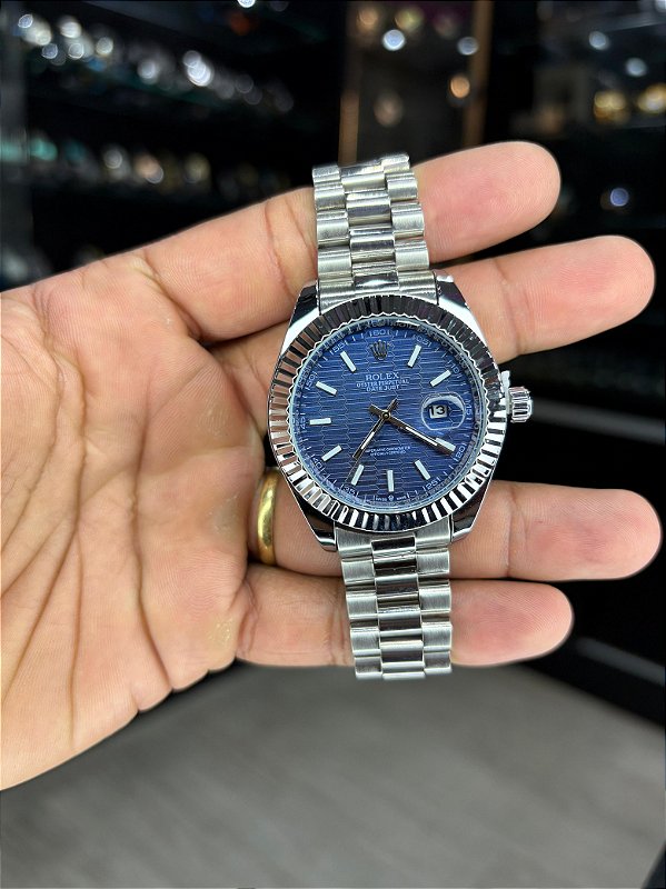 RLX - Date just prata/azul