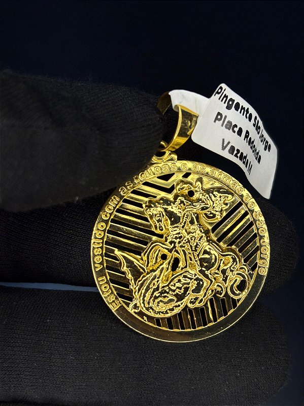 PINGENTE SAO JORGE MEDALHA P