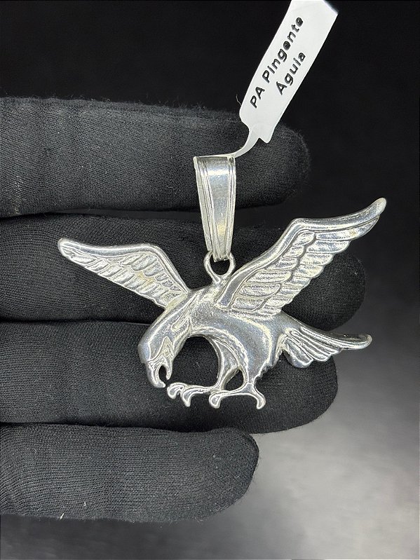 PINGENTE AGUIA GG PRATA