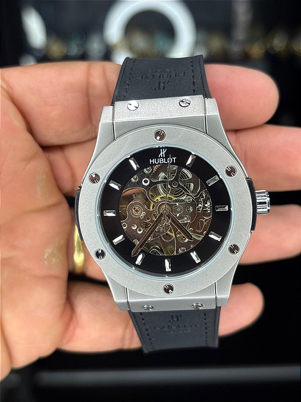 HBL  - AUTOMÀTICO PRETO SKELETON