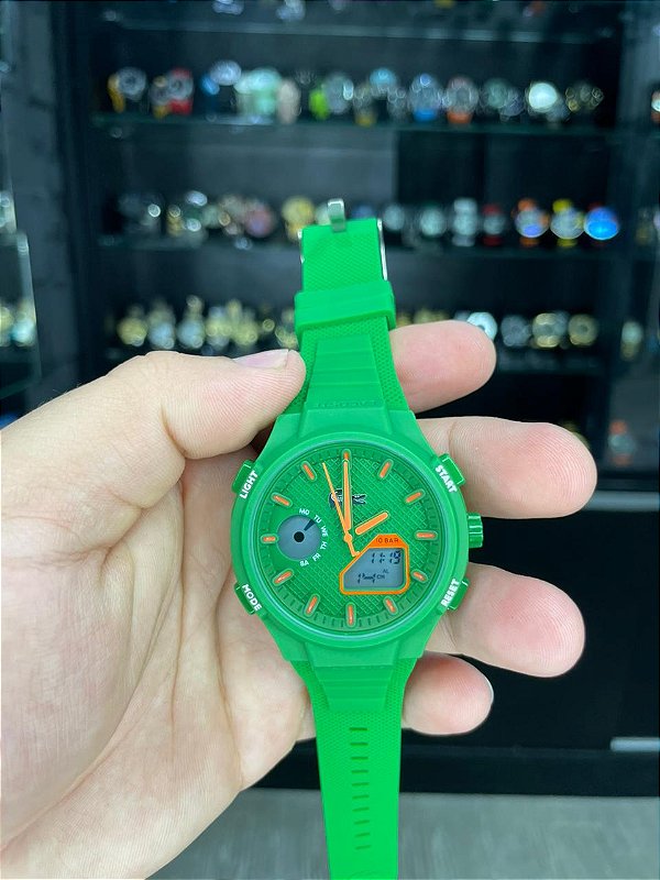 LACOST VERDE DIGITAL-ANALOGICO