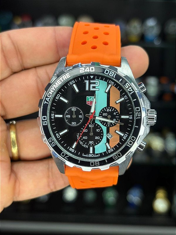 TAG FORMULA 1 LARANJA