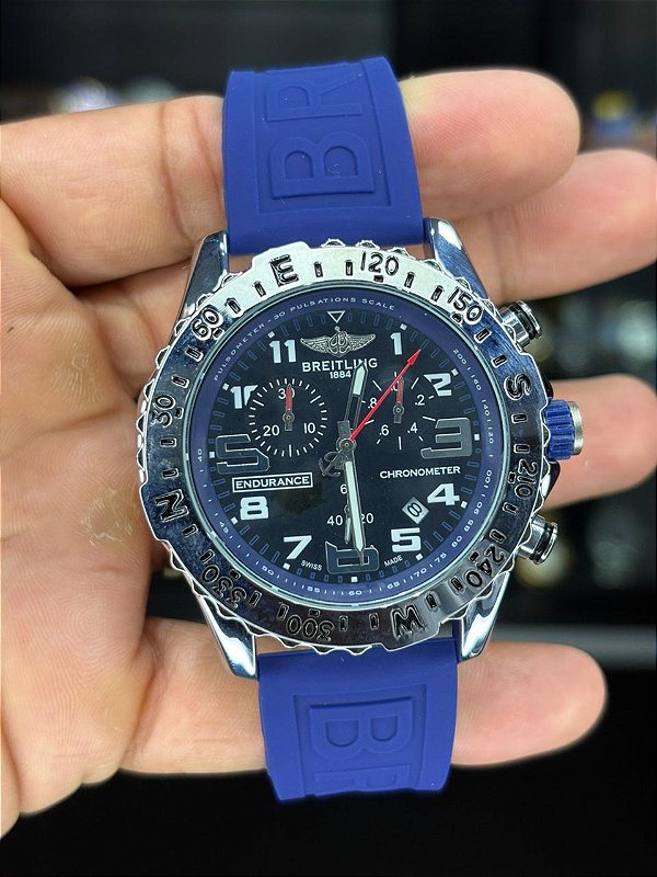 Breit. Endurance Emborrachado azul cromado