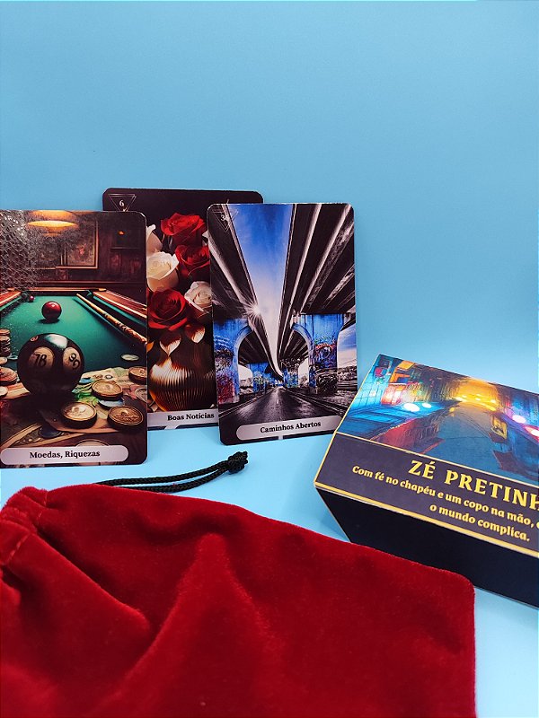 Baralho de Esquerda Zé Pretinho – Malandragem, Proteção e Verdade em 36 Cartas