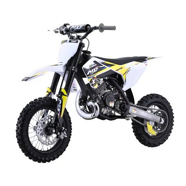 Mini Moto MXF 50cc TS 2 Tempos Motocross Amarela