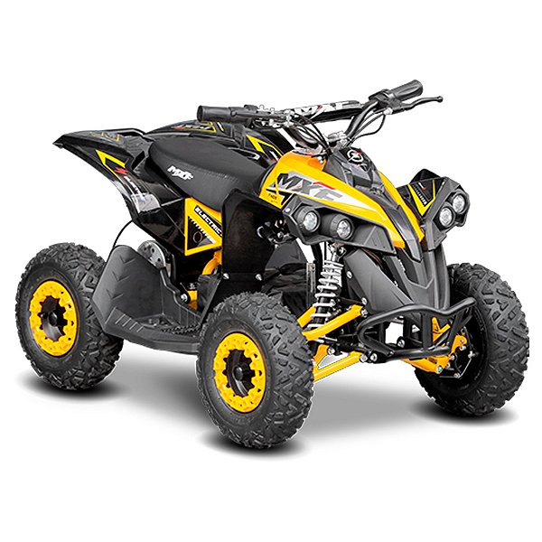 Quadriciclo Elétrico Infantil MXF Thor Electric 1000W Off-Road Amarelo
