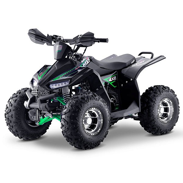 Quadriciclo Elétrico Infantil MXF Brave 110 500W Off-Road Preto