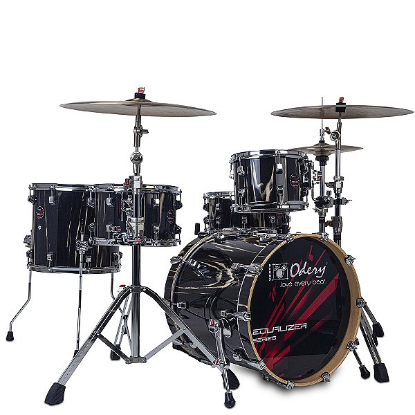Bateria Odery Equalizer Series Laqueada The Black Trees