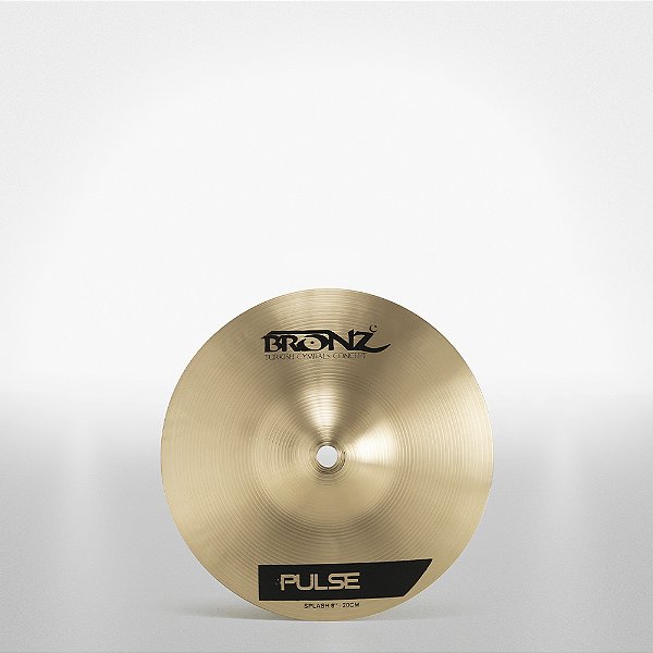 Prato Bronz Splash 08" B-20 - Pulse Series