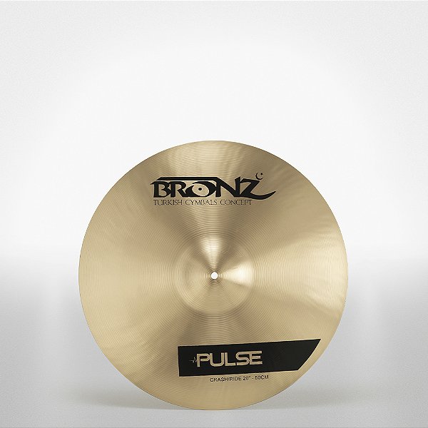 Prato Bronz Crash Ride 20" B-20 - Pulse Series