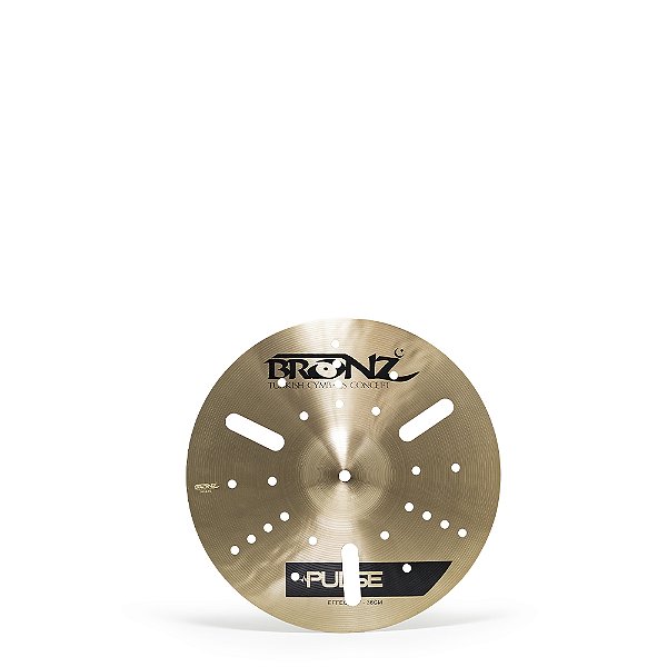 Prato Bronz Efeito 14" B-20 drilled Pulse Series