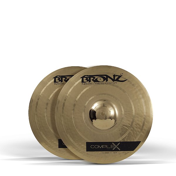 Prato Bronz de Chimbal (par) - Hi Hat 12 - Complex Series (B20)