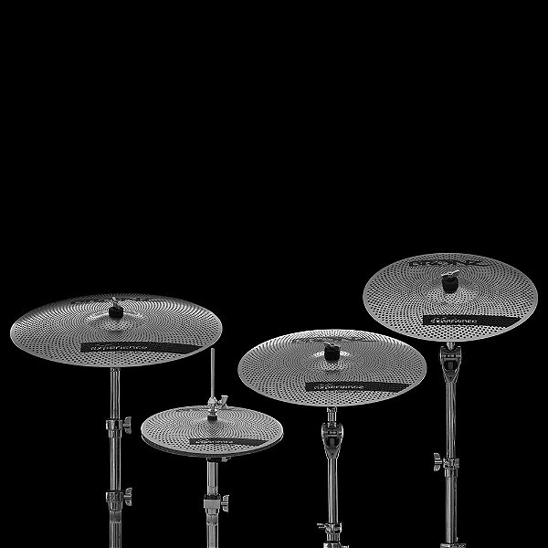 Set de Pratos Bronz "low volume" - HH 14 CR 16 e 18 RD 20 - M-Experience series 3 (FULL COLOR)