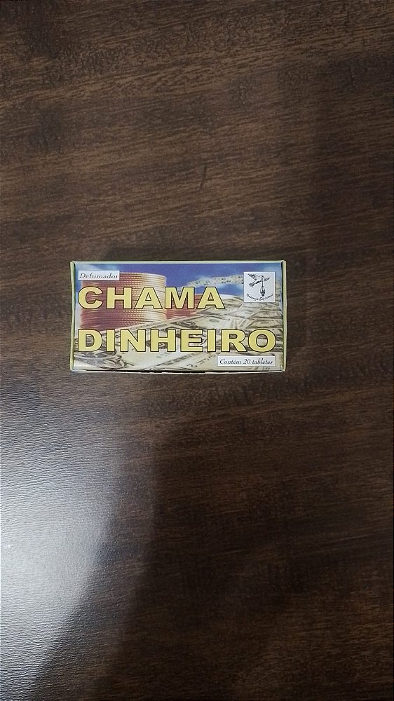 Defumador Chama Dinheiro – Contém 20 Tabletes