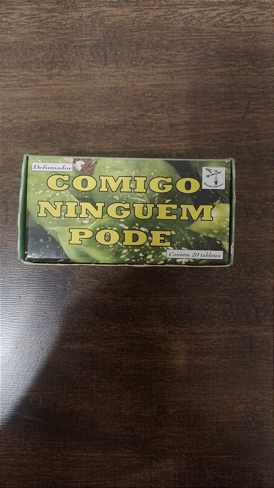 Defumador Comigo Ninguém Pode – Caixa com 20 Tabletes