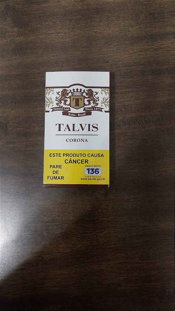 Charuto Talvis Corona – Natural Leaf (Bahia - Brasil)