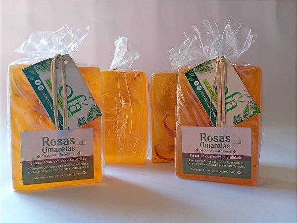 Sabonete Artesanal Rosas Amarelas