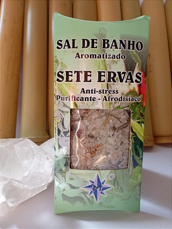 Sal de Banho Aromatizado - Sete Ervas