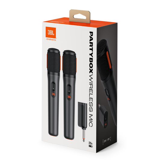 JBL PartyBox Wireless Mic - Microfone Sem Fio para Festas