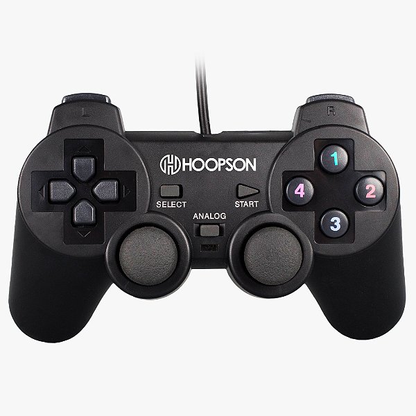 Joystick Hoopson VG-018 com Vibração Dual Shock
