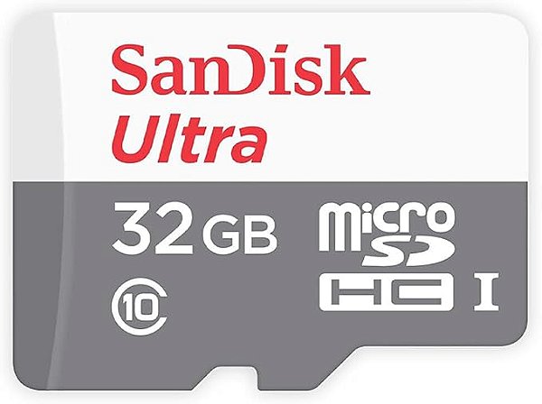 SanDisk Ultra 32GB Cartão de Memória UHS-I Micro SDHC com Adaptador