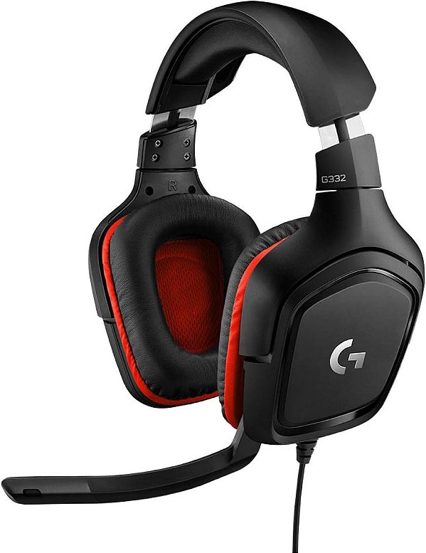 Headset Gamer Logitech G332 - Som Imersivo e Conforto Superior