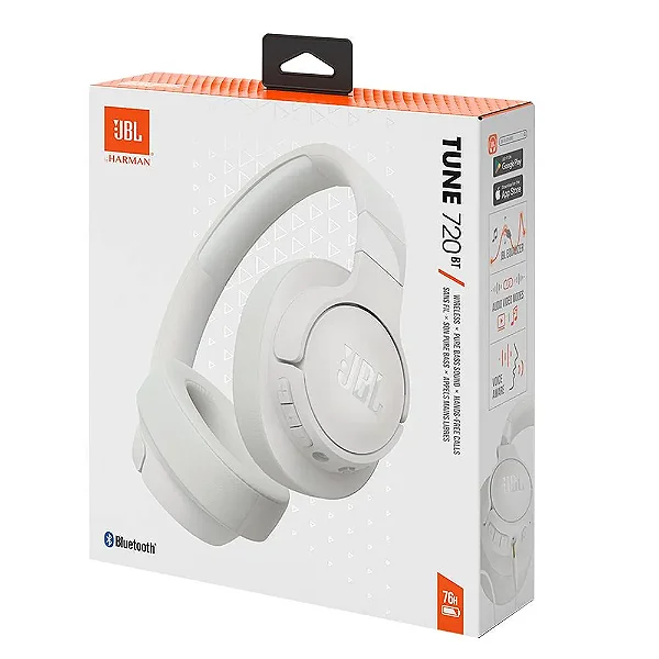 Fone de Ouvido JBL Tune 720BT Bluetooth 5.3 - Som de Alta Qualidade e Conforto
