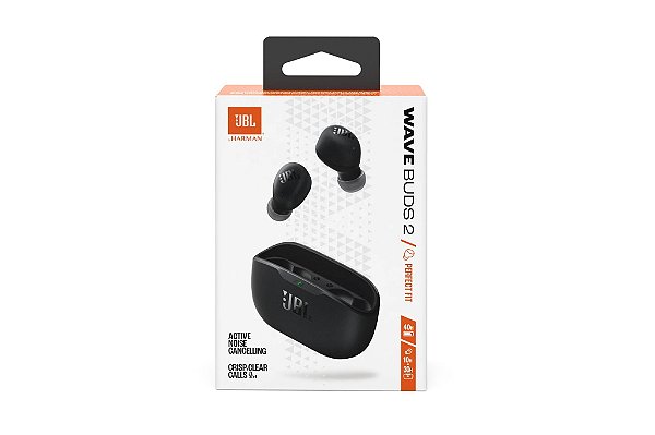 JBL Wave Buds 2 - Fones de Ouvido Sem Fio com Cancelamento Ativo de Ruído