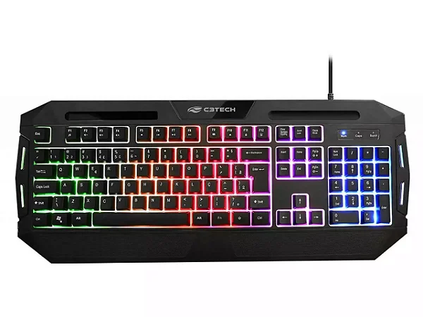 Teclado C3Tech KG-80BK Gamer LED USB