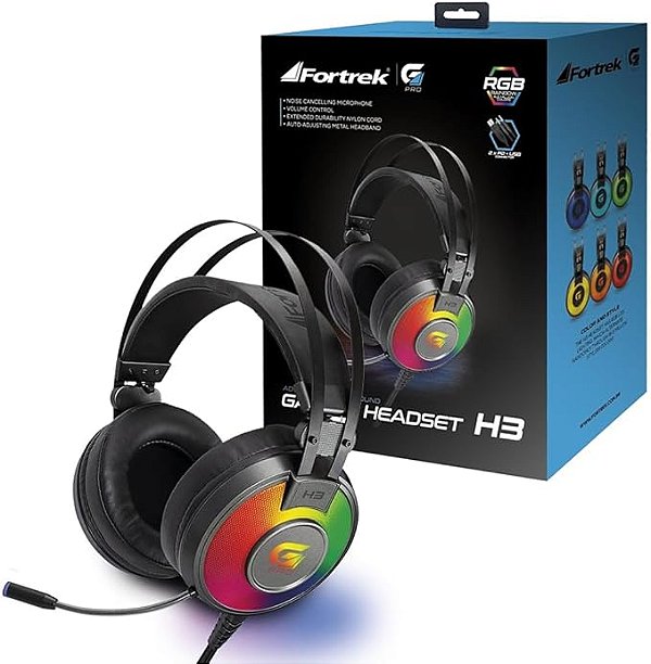 Headset Gamer G Pro H3 RGB Fortrek