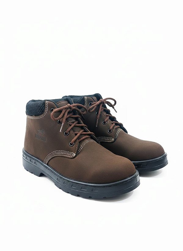 Botina de Cadarço Nobuck Bravante