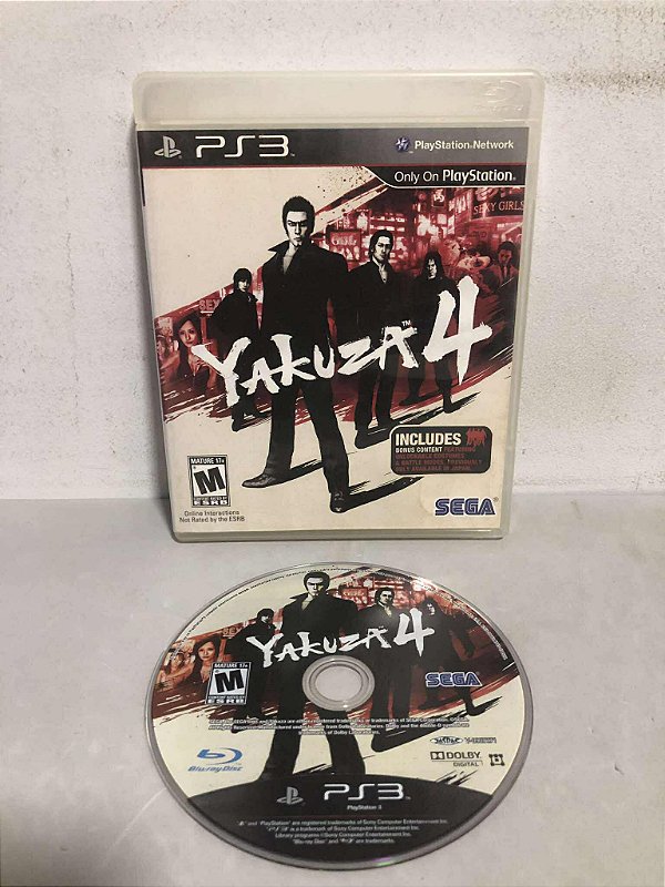 Yakuza 4 Sem Manual Americano PS3