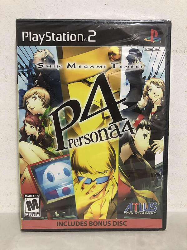 Persona 4 Americano LACRADO PS2