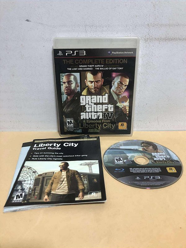 Grand Theft Auto IV Complete Edition Com Mapa Americano PS3