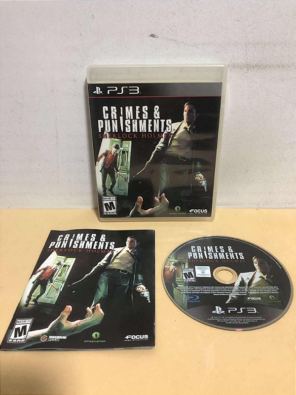 Crimes e Punishment Sherlock Holmes Americano PS3