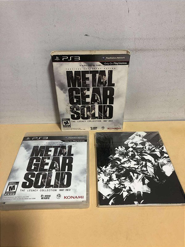 Metal Gear Solid Legacy Collection + Artbook Americano PS3