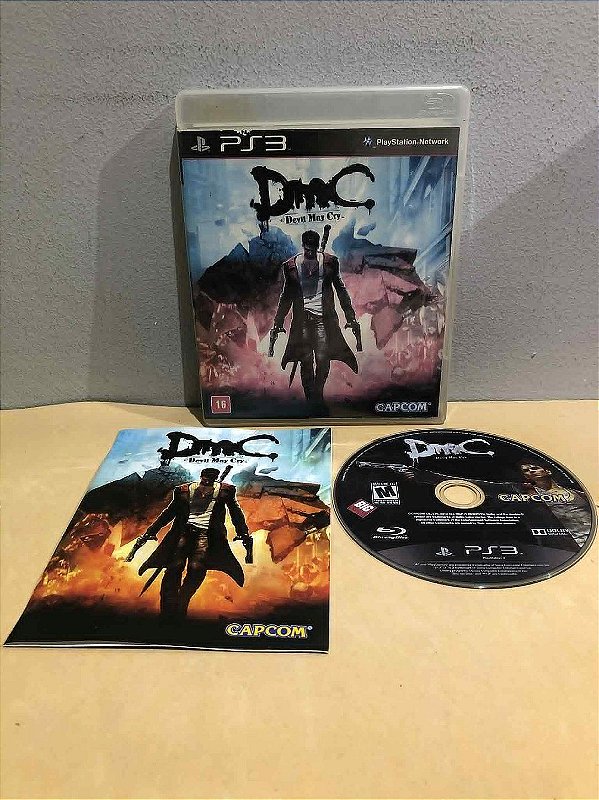 COM DETALHES - DMC Devil May Cry Nacional PS3