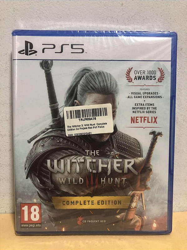The Witcher 3 Complete Edition Europeu LACRADO PS5