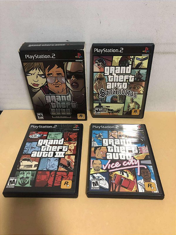 GTA The Trilogy Com Mapas Americano PS2