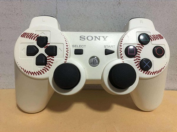 Controle Dualshock 3 Branco Edição MLB PS3