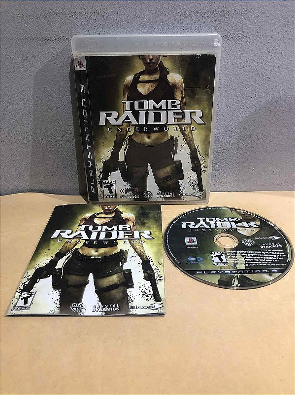 COM DETALHES - Tomb Raider Underworld Americano PS3