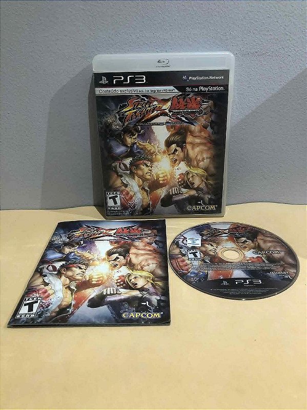 COM DETALHES - Street Fighter X Tekken Americano PS3