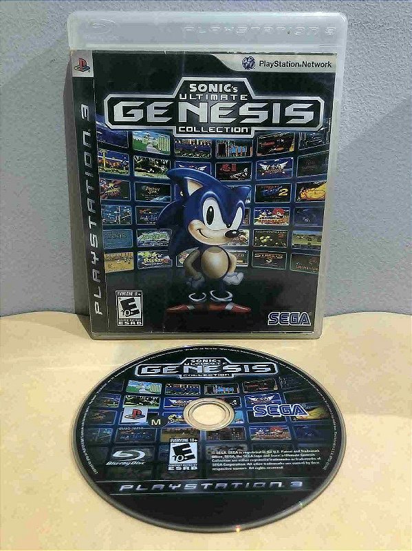 COM DETALHES - Sonic Ultimate Genesis Collection Sem Manual Americano PS3