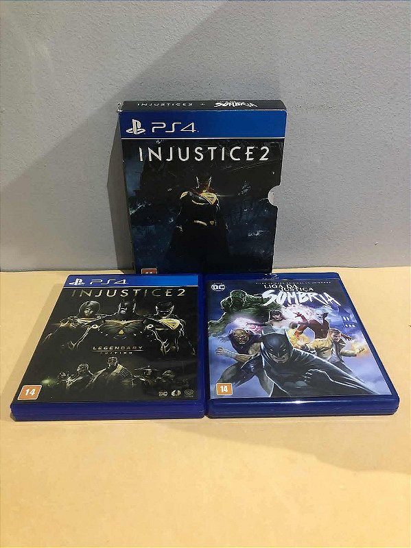 Injustice 2 + Filme Liga da Justiça Sombria Nacional PS4