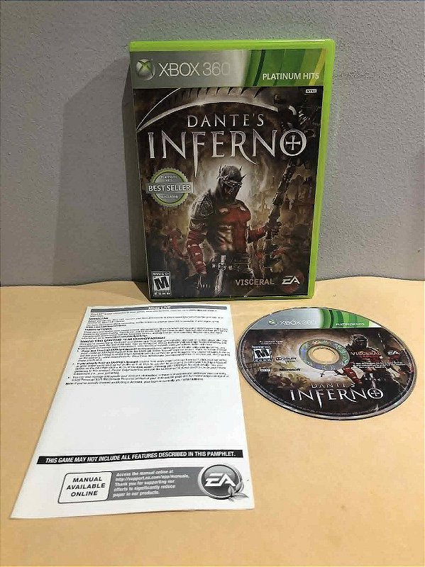 Dantes Inferno Platinum Hits Americano Xbox 360
