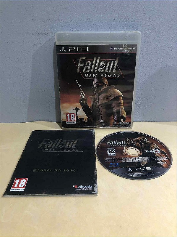 COM DETALHES - Fallout New Vegas Europeu PS3