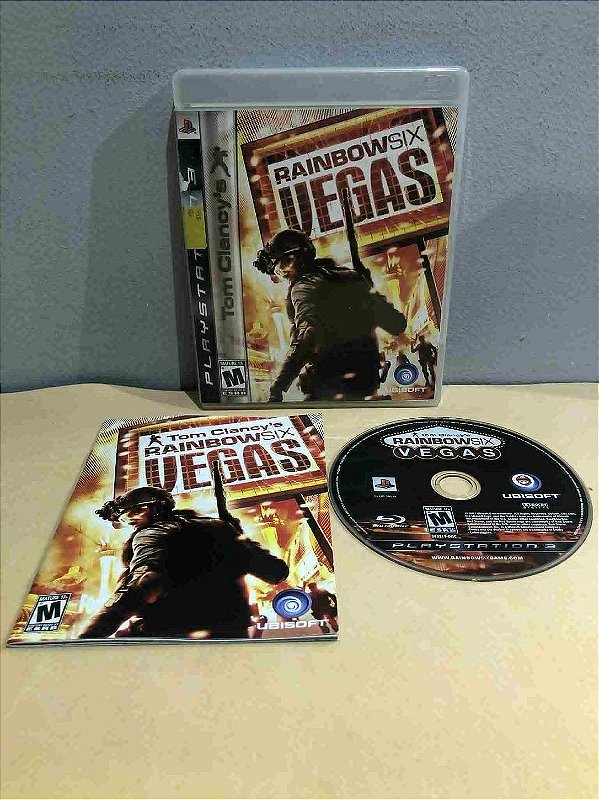 COM DETALHES - Raibow Six Vegas Americano PS3