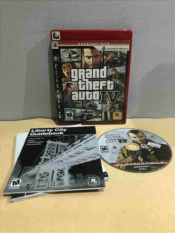 COM DETALHES - Grand Theft Auto IV Greatest Hits Americano PS3