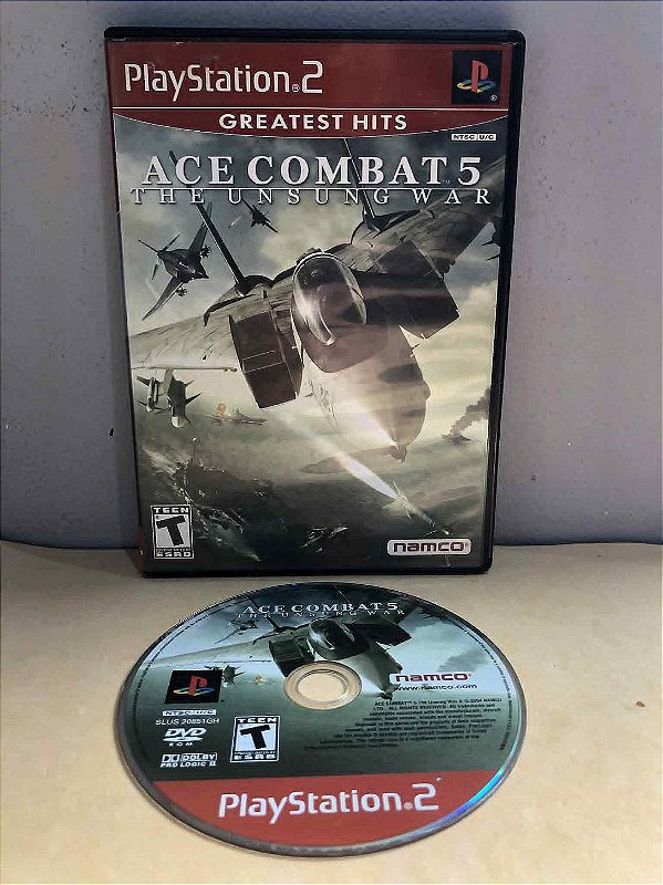Ace Combat 5 Greatest Hits Sem Manual Americano PS2